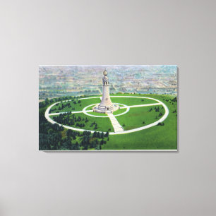 Summit View of the MA State Memorial Beacon Canvas Print