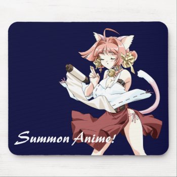 Summon Anime! Mousepad by nekotaku at Zazzle