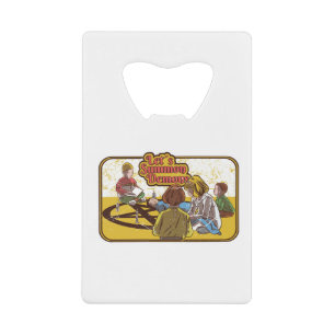 Summon Demons Retro Vintage Horror Credit Card Bottle Opener