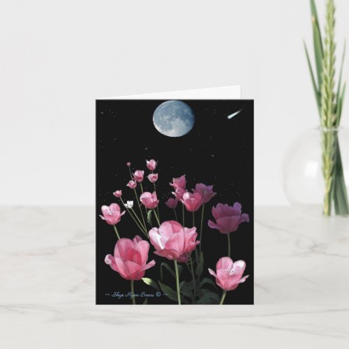 SUMMON THE STARS Romantic Note card