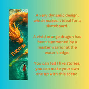 Summoner of dragons skateboard