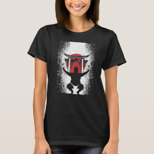 Sumo and Sumo wrestler with Sumo wrestling and Sum T-Shirt