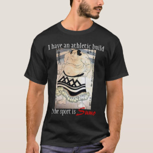 Sumo Build in Black T-Shirt