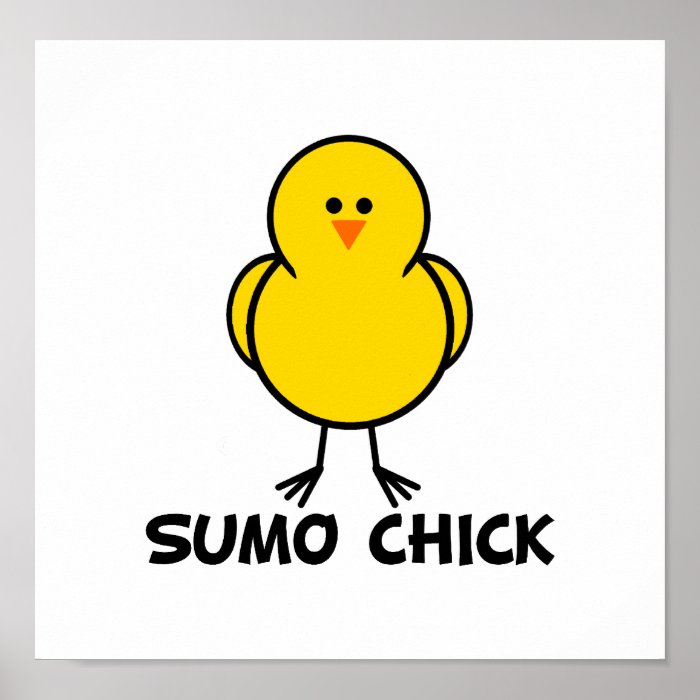 Sumo Chick Print