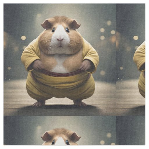 Sumo Guinea Pig, Fabric
