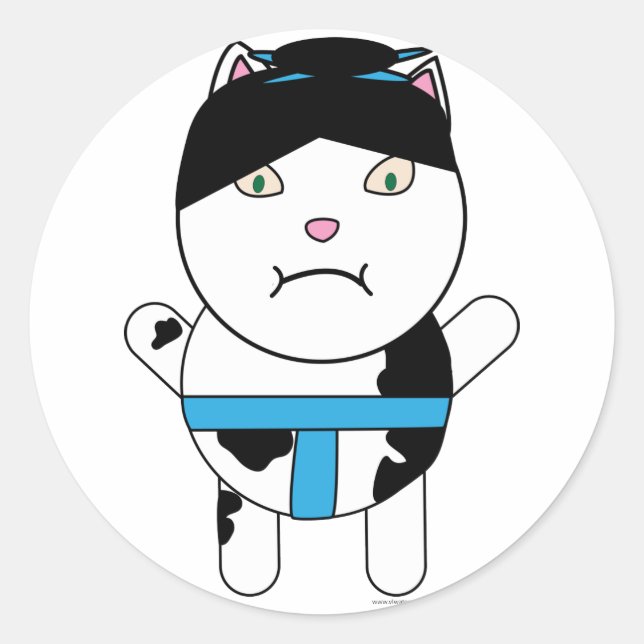 Sumo Kitty Sticker (Front)