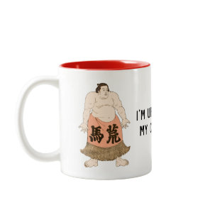 Sumo Morning Two-Tone Coffee Mug
