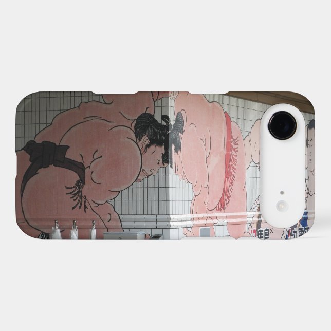 Sumo Mural Wall Art Case-Mate iPhone Case (Back (Horizontal))