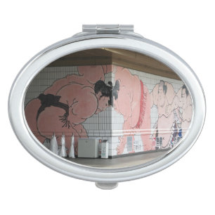 Sumo Mural Wall Art Compact Mirror