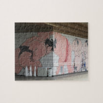 Sumo Mural Wall Art Jigsaw Puzzle Sumo Mural Wall Art Jigsaw Puzzle