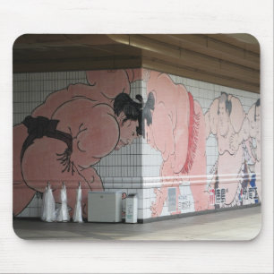 Sumo Mural Wall Art Mouse Pad