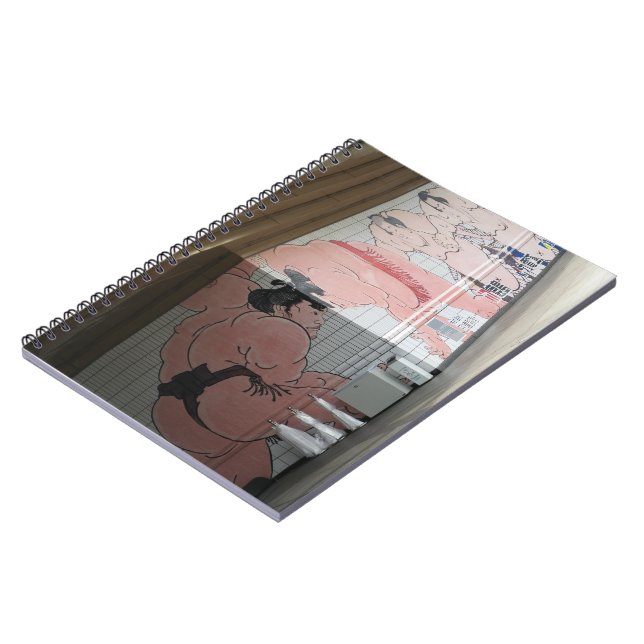 Sumo Mural Wall Art Notebook (Left Side)