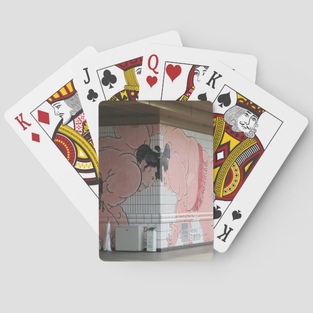 Sumo Mural Wall Art Poker Cards (Back)