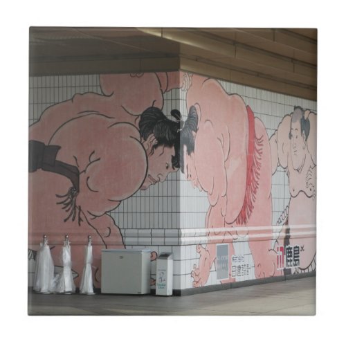 Sumo Mural Wall Art Tile