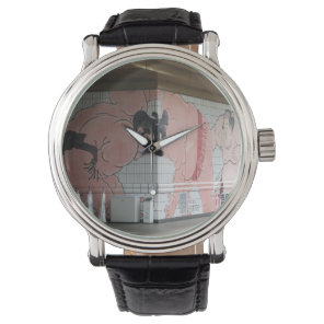 Sumo Mural Wall Art Watch