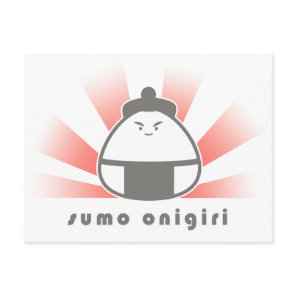 Sumo Onigiri Postcard