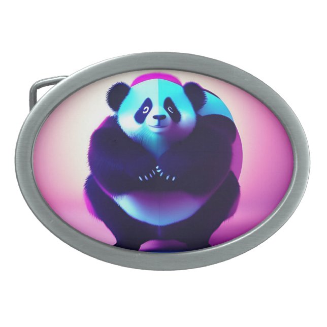 Sumo Panda The Bamboo Gnasher, Belt Buckle (Front)