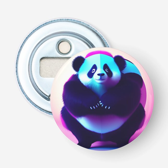 Sumo Panda The Bamboo Gnasher, Bottle Opener (Front)