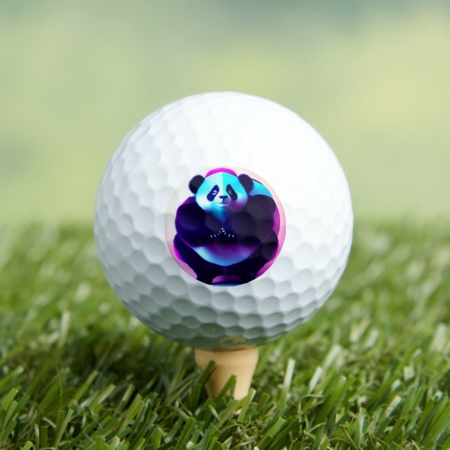 Sumo Panda The Bamboo Gnasher, Golf Ball (Insitu Tee)