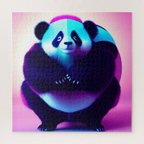 Sumo Panda The Bamboo Gnasher Jigsaw Puzzle
