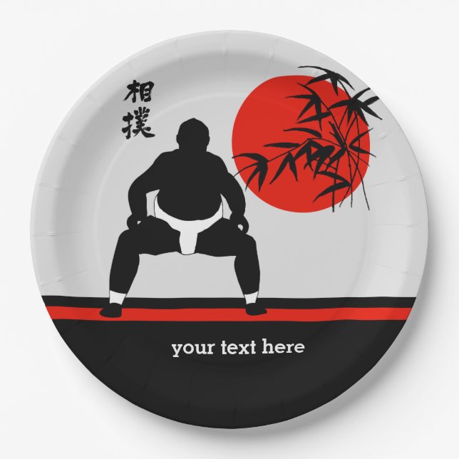 Sumo Paper Plates (Front)