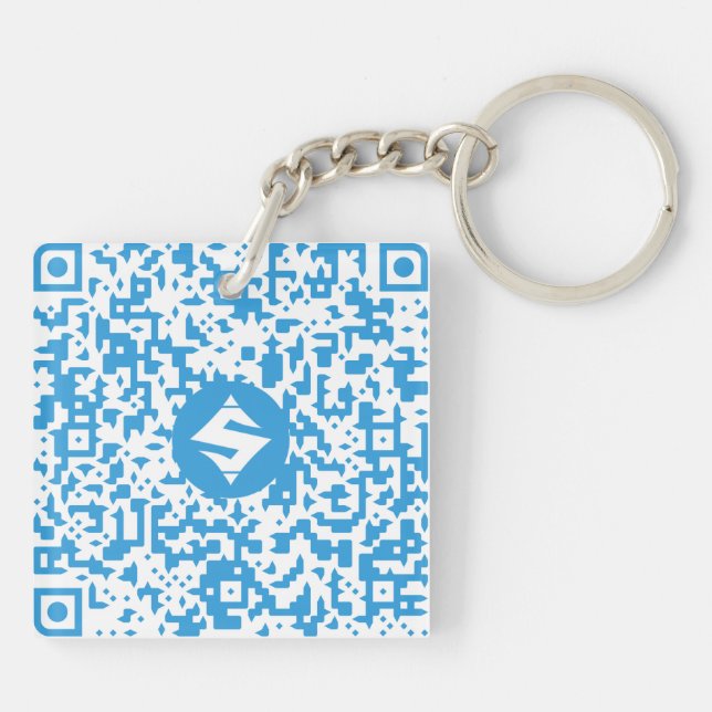 SUMO QR-Code/QR-Code Double-Sided Keychain 2'' (Back)