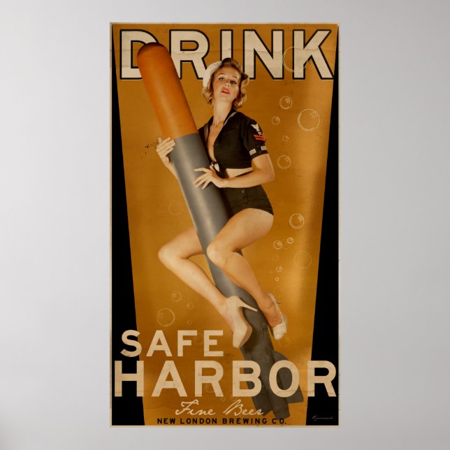 "Sumo Sized" Safe Harbor Beer Torpedo Poster (Front)