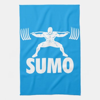 Sumo Squat - Powerlifting Motivational Towel by physicalculture at Zazzle