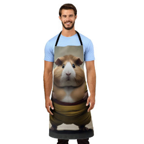 "Sumo Squeakdown: The Mighty Guinea Pig Wrestler" Apron