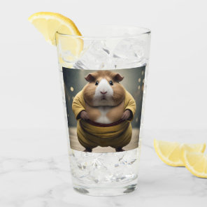 "Sumo Squeakdown: The Mighty Guinea Pig Wrestler" Glass