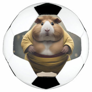 "Sumo Squeakdown: The Mighty Guinea Pig Wrestler" Soccer Ball