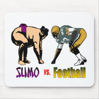 Sumo vs. Football Mousepad