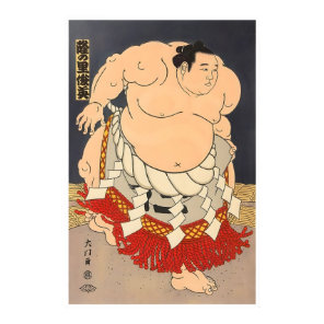 Sumo Wrestler Art Japan Travel Print Asian Poster