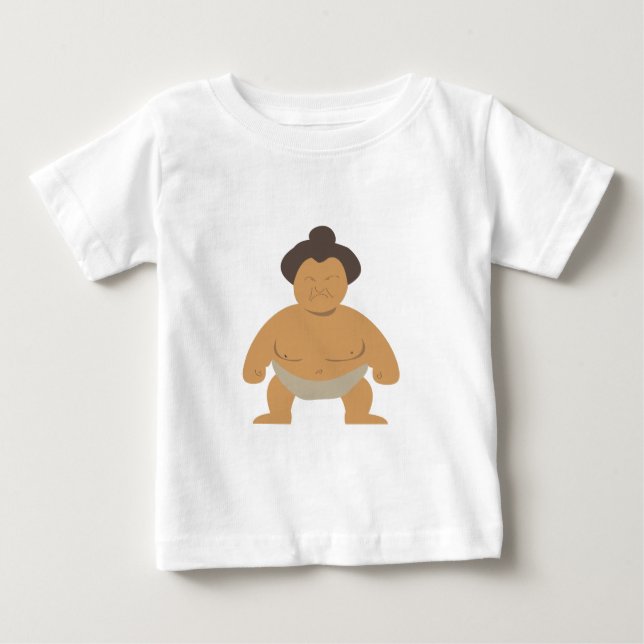 Sumo Wrestler Baby T-Shirt (Front)