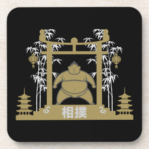 Sumo Wrestler Beverage Coaster