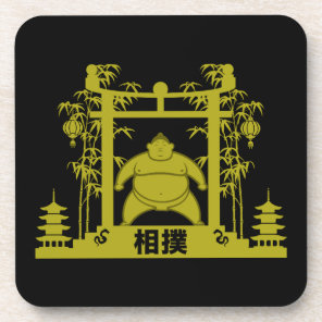Sumo Wrestler Beverage Coaster