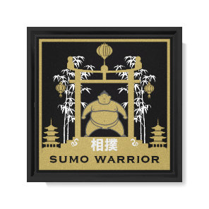 Sumo Wrestler Canvas Print