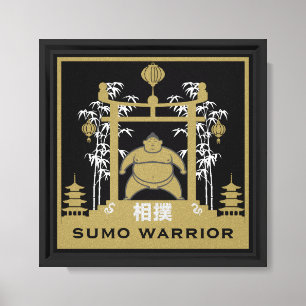 Sumo Wrestler Canvas Print
