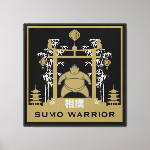 Sumo Wrestler Canvas Print