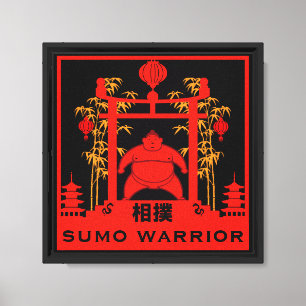 Sumo Wrestler Canvas Print