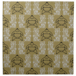 Sumo Wrestler Cloth Napkin