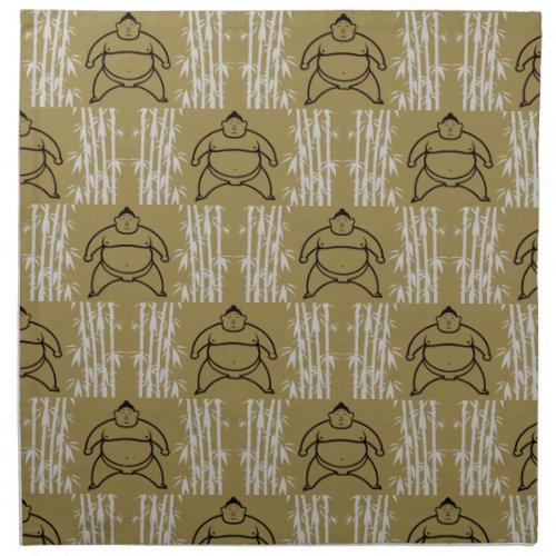 Sumo Wrestler Cloth Napkin