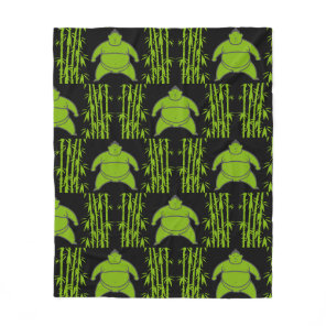 Sumo Wrestler Fleece Blanket