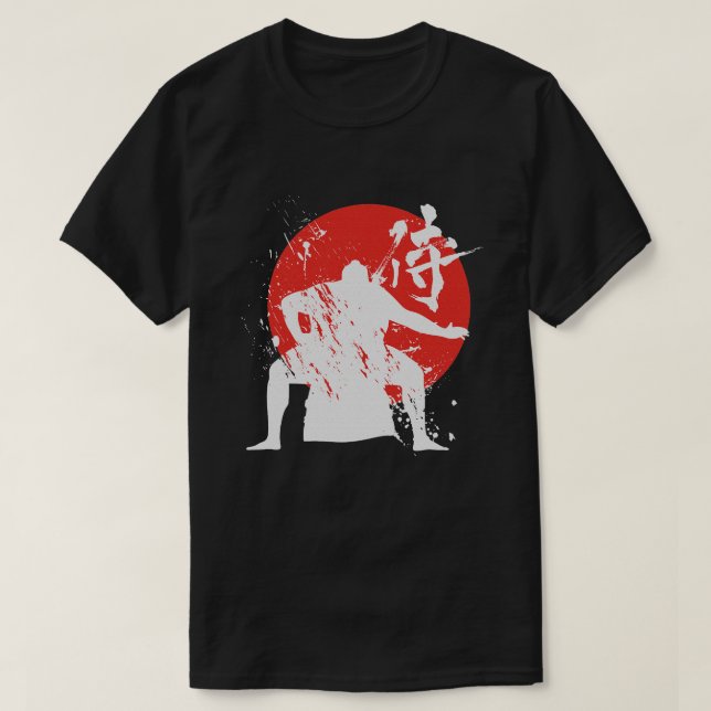 Sumo Wrestler Japanese Kanji Japan Wrestling  T-Shirt (Design Front)