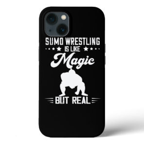 Sumo Wrestler Magic But Real Japanese Wrestling Su iPhone 13 Case