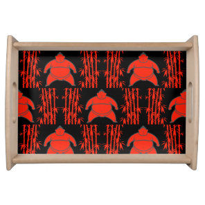 Sumo Wrestler Serving Tray