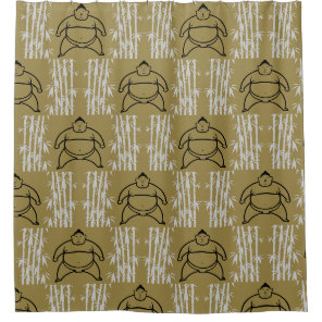 Sumo Wrestler Shower Curtain