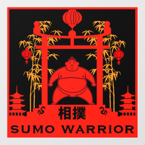 Sumo Wrestler Wall Decal