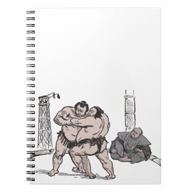 Sumo Wrestlers Notebook (Front)