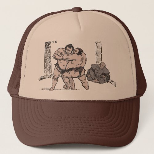 Sumo Wrestlers Trucker Hat